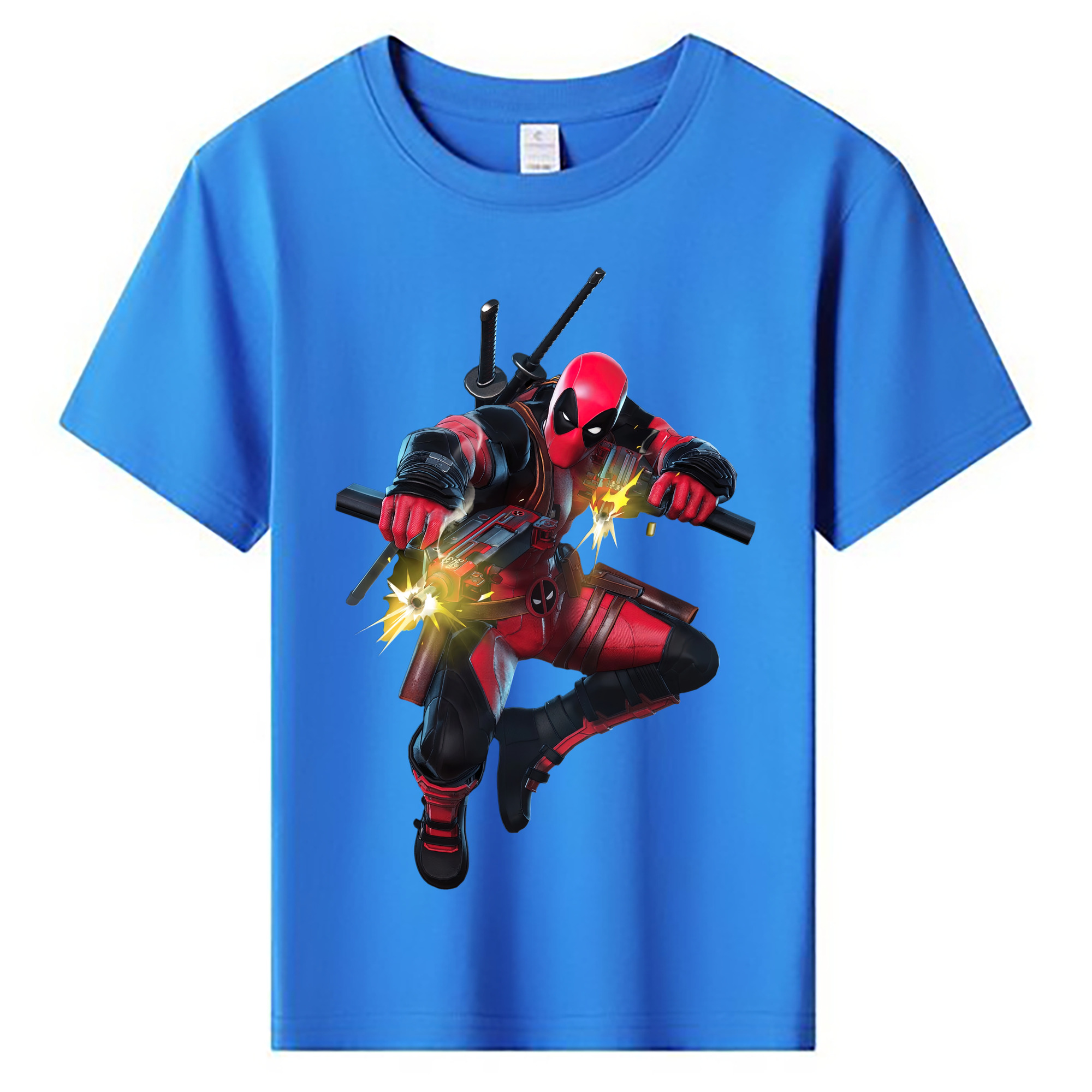 Deadpool デッドプール 綿100％キッズTシャツ（フロントプリント）